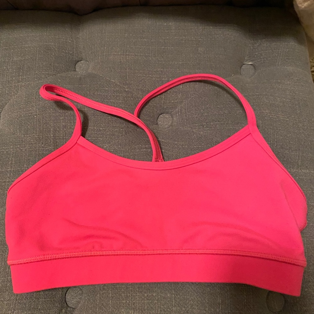 Lululemon sports bra - hot pink (6)